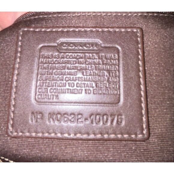 Coach Signature C Hobo Handbag Y2K Thick Strap K0632-10075 - Picture 6 of 6